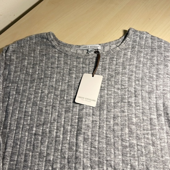 Green Envelope Los Angeles Heather Gray Long Sleeve Medium - Picture 2 of 3